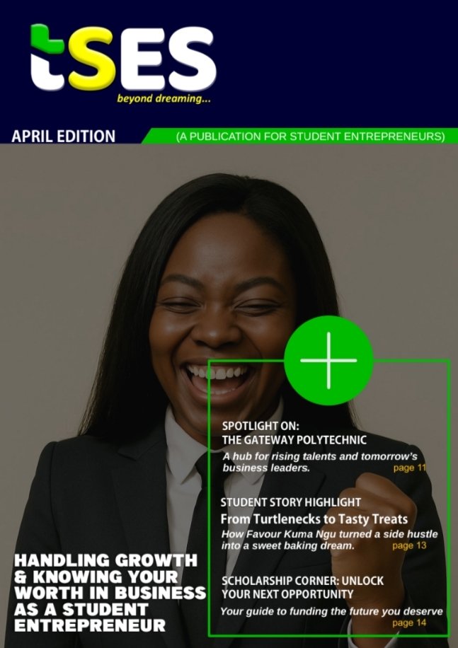 Cover of the April 2025 tSES newsletter